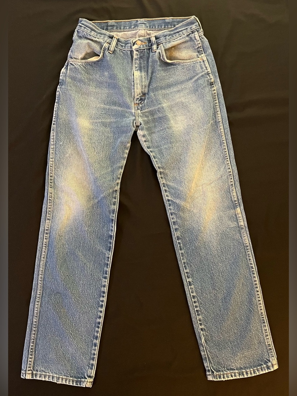 80’s 90’s men’s rustler regular fit vintage jeans straight leg fade high rise